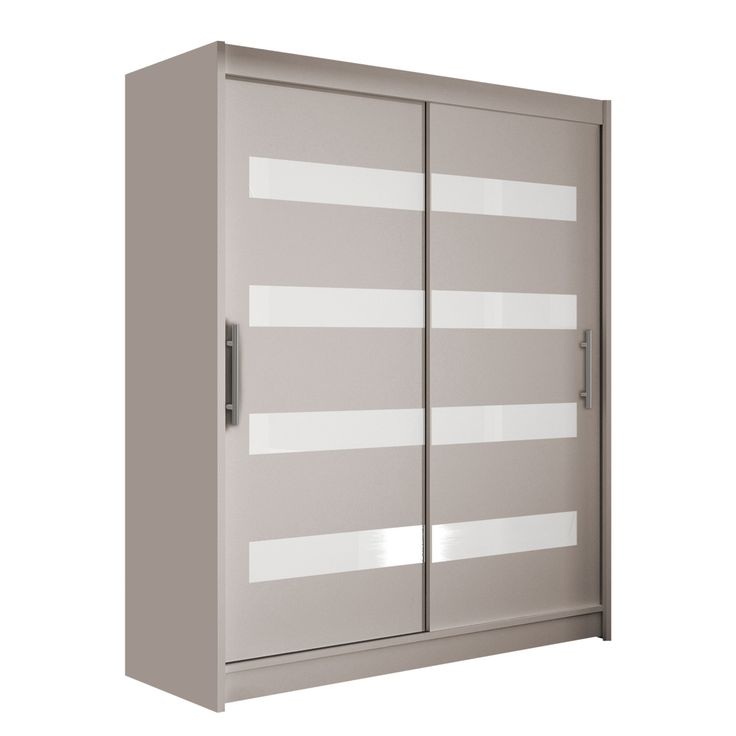 Vaatekaappi WESTA / PRESTO IV, beige/valkoinen (2974)