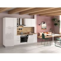Valmiskeittiö Mimo Furniture Irene, leveys 285cm, valkoinen