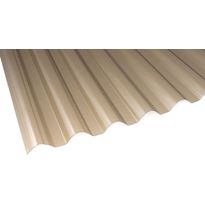 Valokate Keraplast PC Omega 1mm, pronssi, lev. 1060mm, määrämittainen