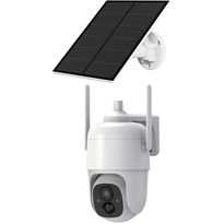 Valvontakamera Celotron VicoHome CECQ1, litiumakku 9000 mA, aurinkokenno, Wifi, liikettä automaattisesti seuraava käänneltävä malli, varoitusvalo
