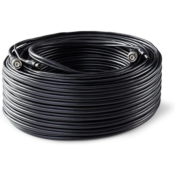 Valvontakameran kaapeli Nedis CCTV BNC/DC, RG59, 50m