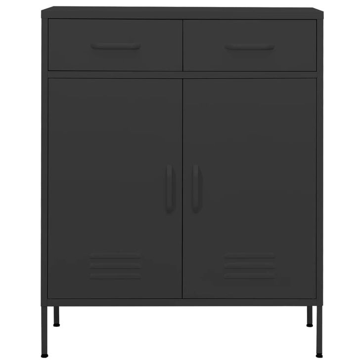 Varastokaappi antrasiitti 80x35x101,5 cm teräs (36159)