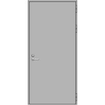 Teräspalo-ovi Vasmet EI60 10x21, R-karmi, vasen, harmaa, Verkkokaupan poistotuote