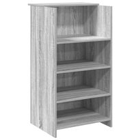 Vastaanottopöytä harmaa sonoma 55x50x103,5 cm suunniteltu puu (59020)
