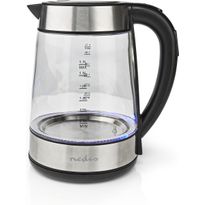 Vedenkeitin Nedis KAWK320EGS, 1.7l, lasi