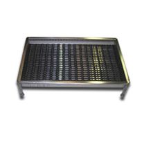 Kura-allas Pintakuris, 500x800mm, yksinkertainen reuna, harmaa