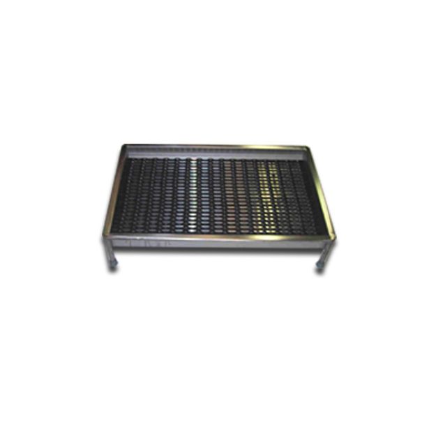 Kura-allas Pintakuris, 500x800mm, yksinkertainen reuna, harmaa