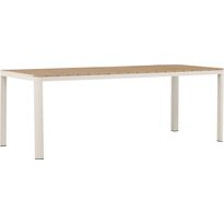 Ruokapöytä Venture Home Etna, 210x90cm, beige/puu