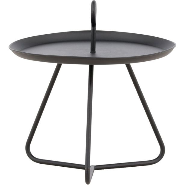 Sivupöytä Venture Home Pamplona, ø40cm, musta