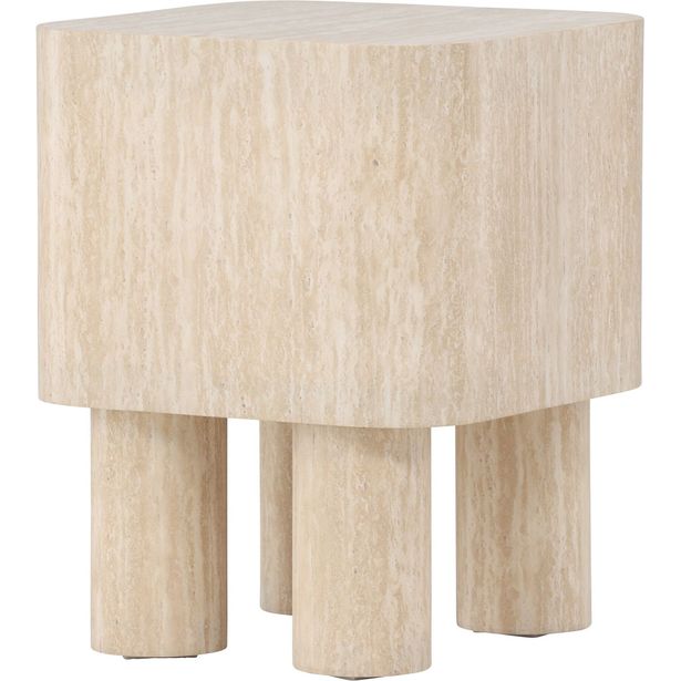 Sivupöytä Venture Home Klirou, 40x40cm, beige