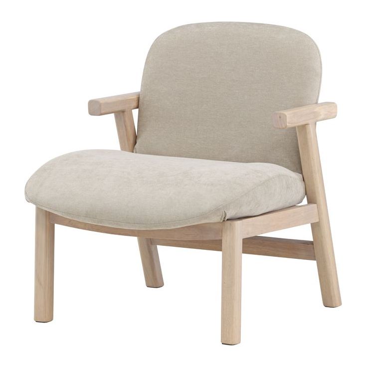 Nojatuoli Venture Home Rile, vaalea puu/beige
