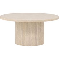 Sohvapöytä Venture Home Härön, ø80cm, beige