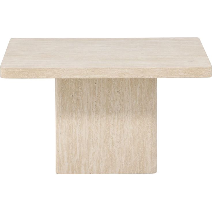 Sohvapöytä Venture Home Qvart, 80x80cm, beige