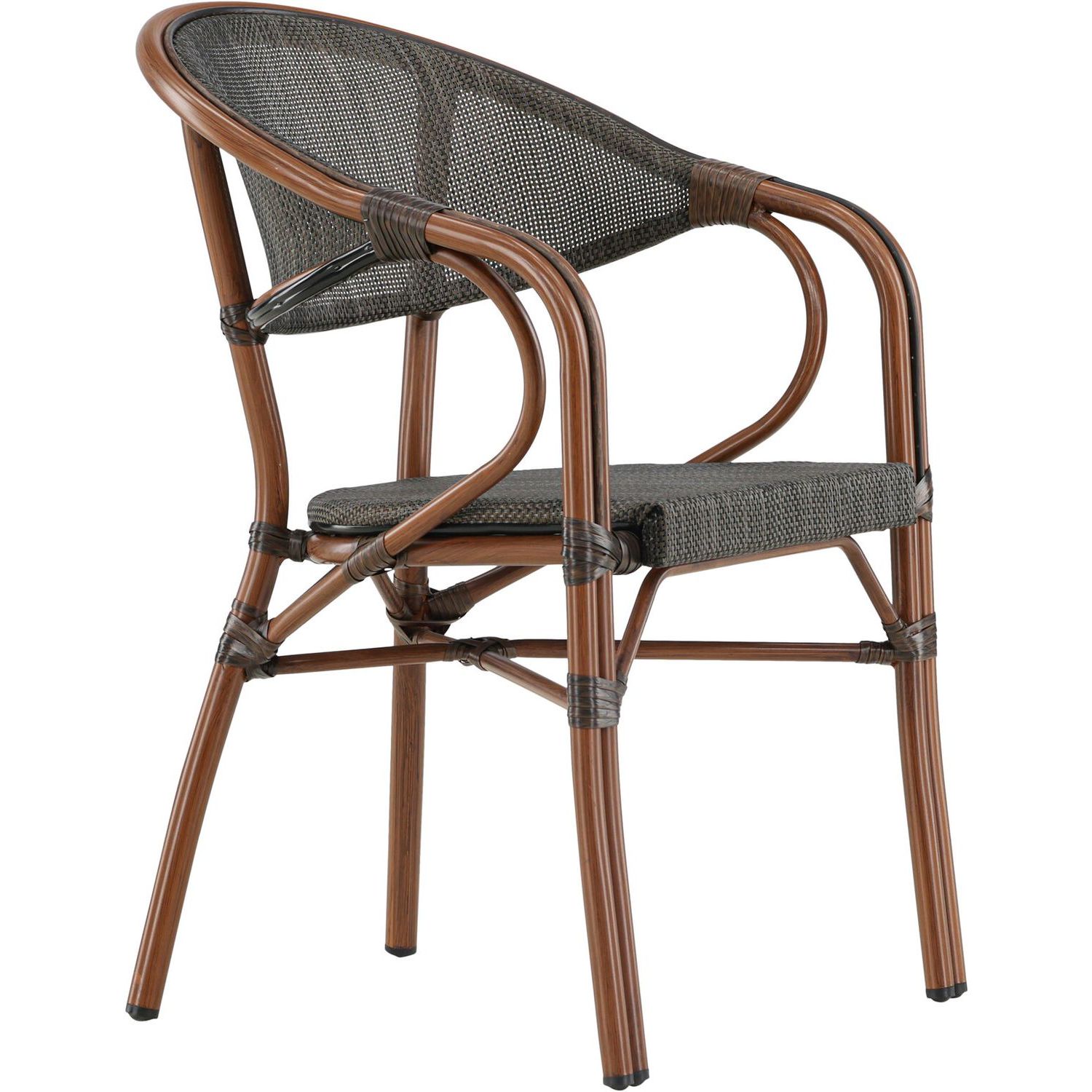 Parveketuoli Venture Home Vila, musta/ruskea