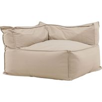 Säkkituolisohvan kulma-osa Venture Home Rambo, beige