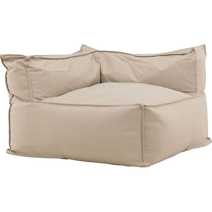 Säkkituolisohvan kulma-osa Venture Home Rambo, beige