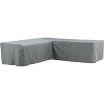 Ulkokalusteiden suojapeite Venture Home Klas, 254x254x90x66cm, L-mallisille ulkokalusteille, harmaa