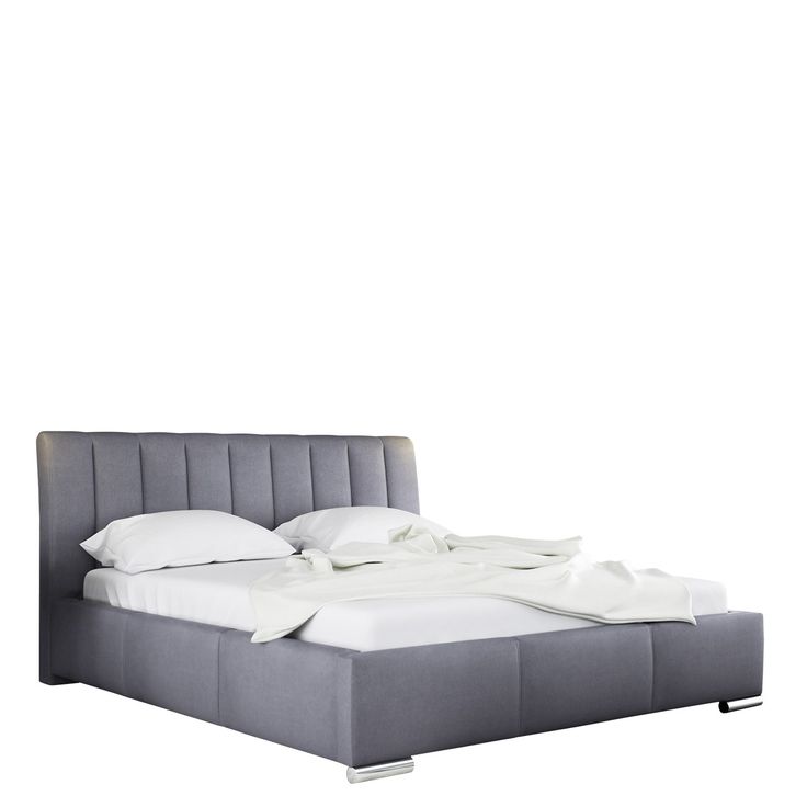 Verhoiltu sänky MILANO 140x200, harmaa (6747)