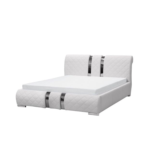 Verhoiltu sänky NIKO 140x200, hopea (0583)
