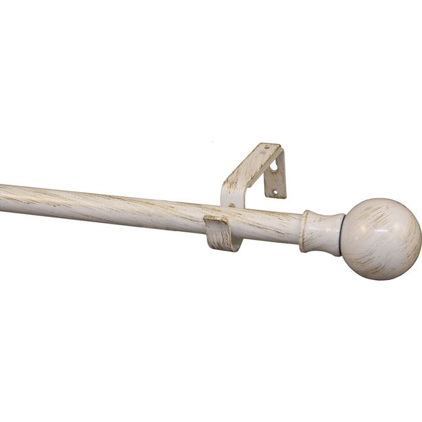 Verhotanko Pisla Paola, Ø16mm, 165-300cm, valkoinen/kulta