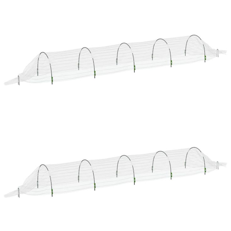 Verkkotunnelit 2 kpl 1,5x5 m lasikuitu ja PP (81495)