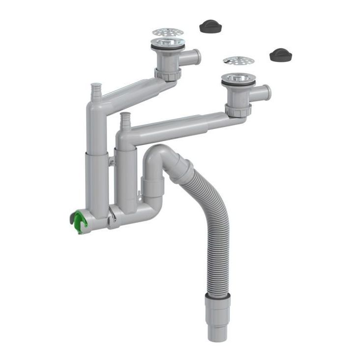 Vesilukko Prevex Smartloc, 2-os, 70mm sihdillä