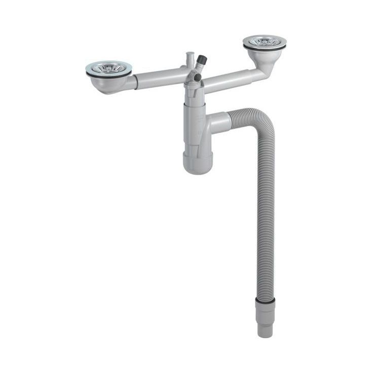 Vesilukko Prevex Flexloc, 2-os, 114mm koripohjaventtiilillä