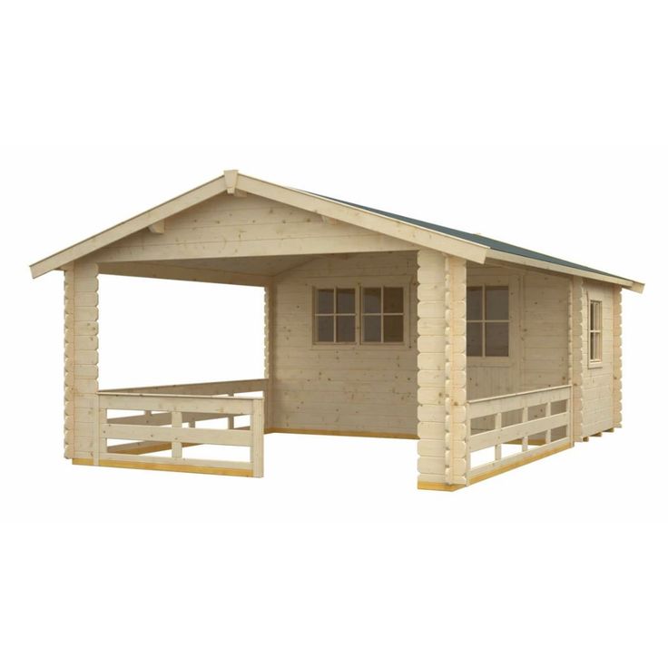 Vierasmaja Skan Holz Alicante 1, 5.7 + 13.8m²