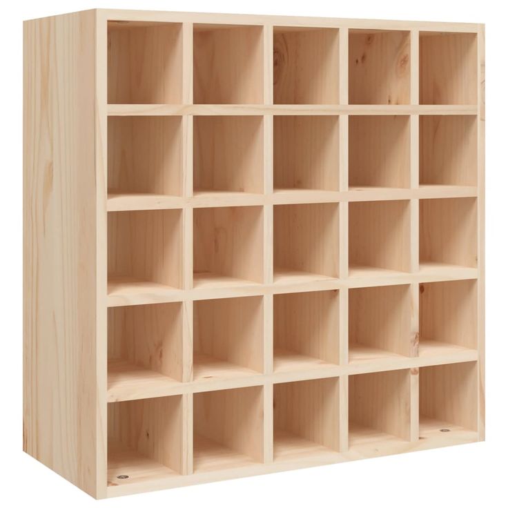 Viinikaappi 56x25x56 cm täysi mänty (21537)