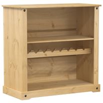 Viinikaappi Corona 107,5x51x105,5 cm täysi mänty (02790)