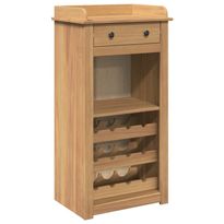 Viinikaappi Panama 57x40x111,5 cm täysi mänty (16390)
