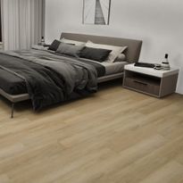 Vinyylilankku Check Floors Check One Premium 2074 Prenzlau Oak, vaaleanruskea, integroitu askeläänieriste