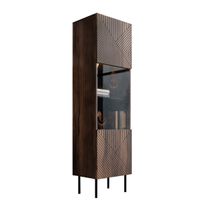 Vitriinikaappi ART DECO, ruskea (2371)