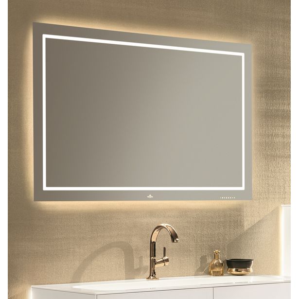 Valopeili Villeroy & Boch Finion, 800x750mm, taustavalolla