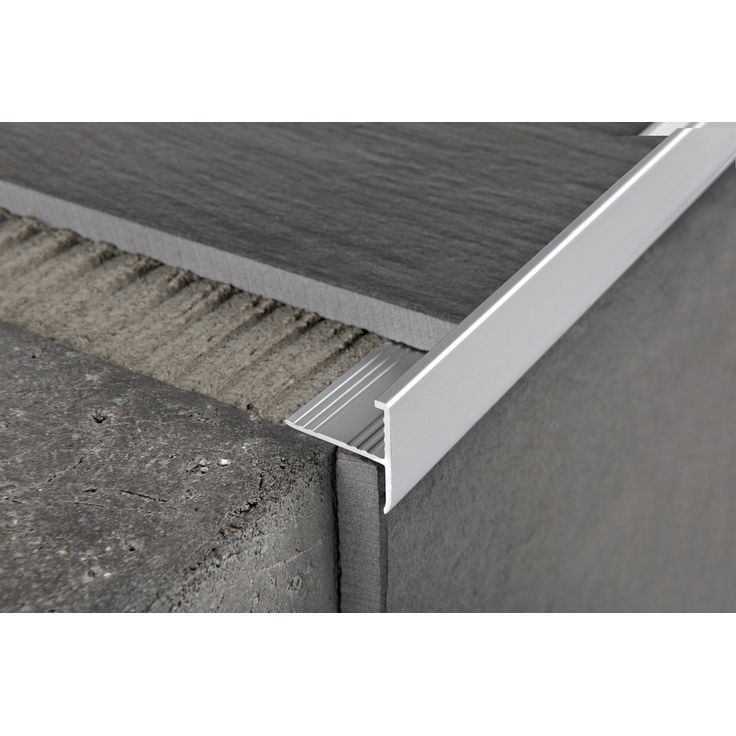 Porraskulmalista Progress Profiles Protermstep ALL, 10mm, 2,7m, anodisoitu alumiini