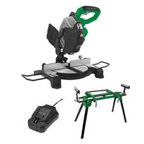 Katkaisujiirisahapaketti Voltgear Plus 20V Brushless, 4.0Ah akulla + jalusta