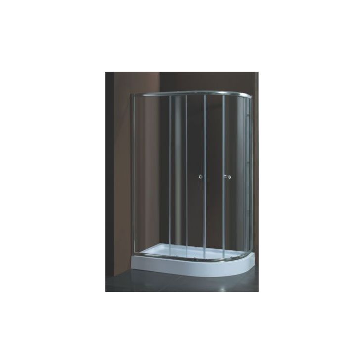 Suihkunurkkaus Harma DN038 + Suihkuallas, 120 x 85 x 195 cm, kirkas lasi