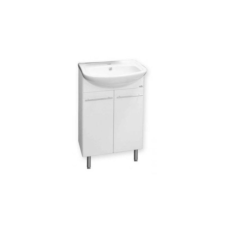 Allaskaappi Harma 500 480x289x830 mm, pesualtaalla, valkoinen