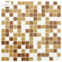 Lasimosaiikki Mix, 32,7x32,7, seinä-/lattialaatta, beige
