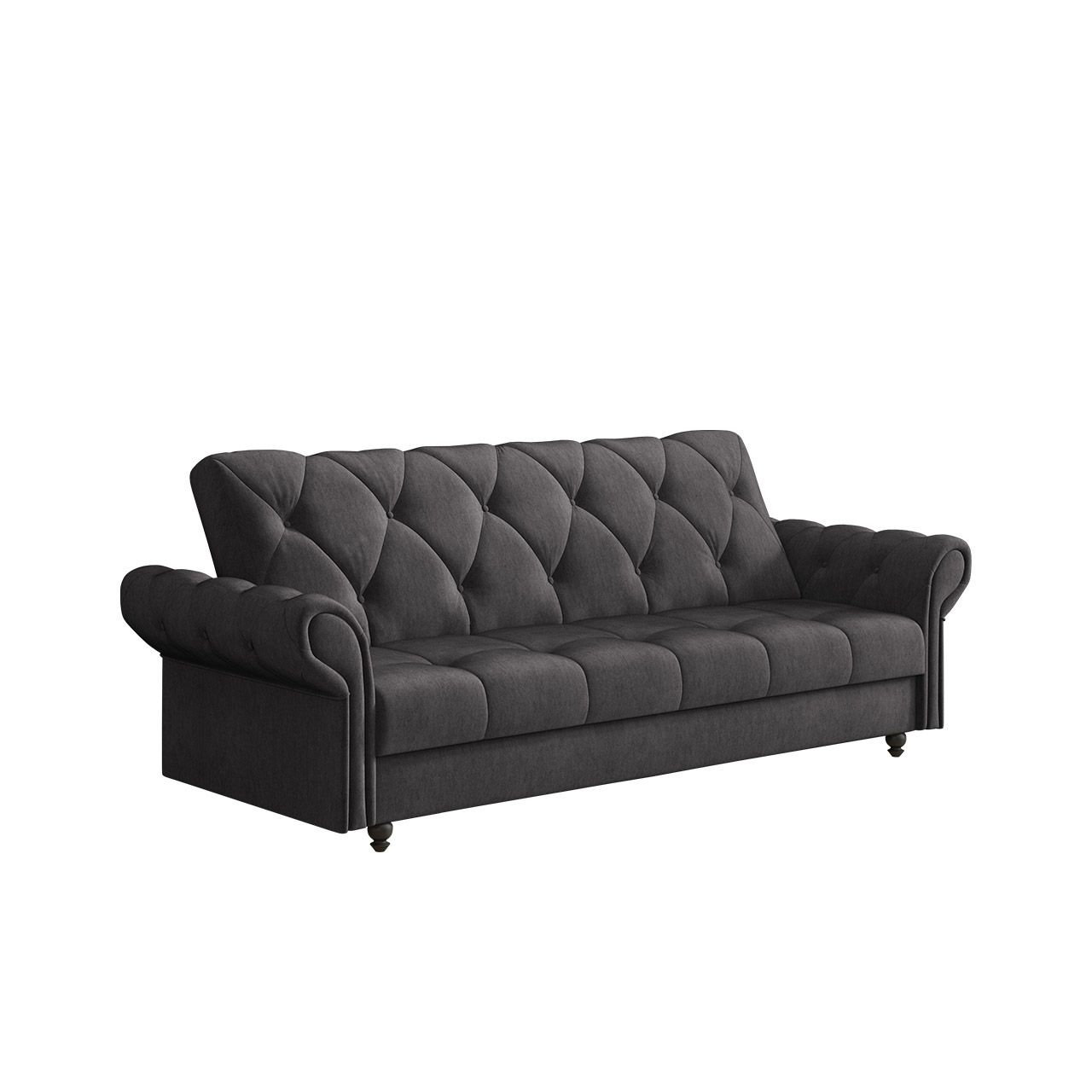 Vuodesohva BONA, 3-istuttava, ruskea (7768)