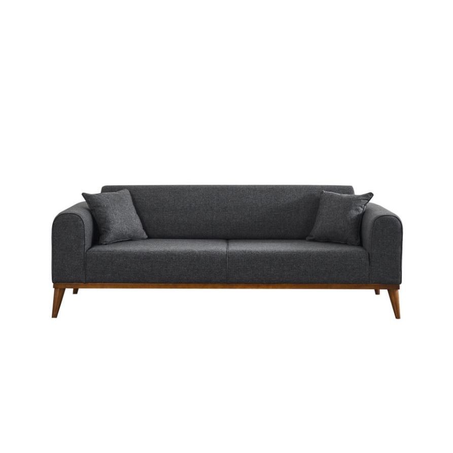Vuodesohva Linento Furniture Cofi, antrasiitti, 3-istuttava