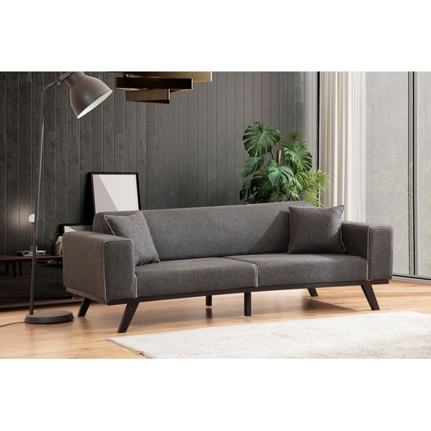 Vuodesohva Linento Furniture Leon, antrasiitti, 3-istuttava