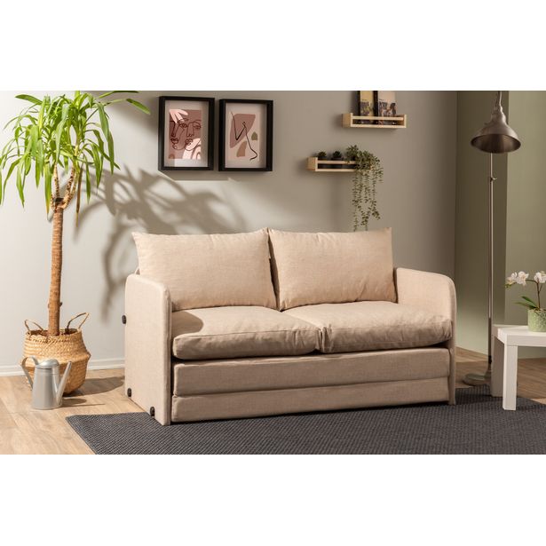 Vuodesohva Linento Furniture Saga XL, beige, 2-istuttava