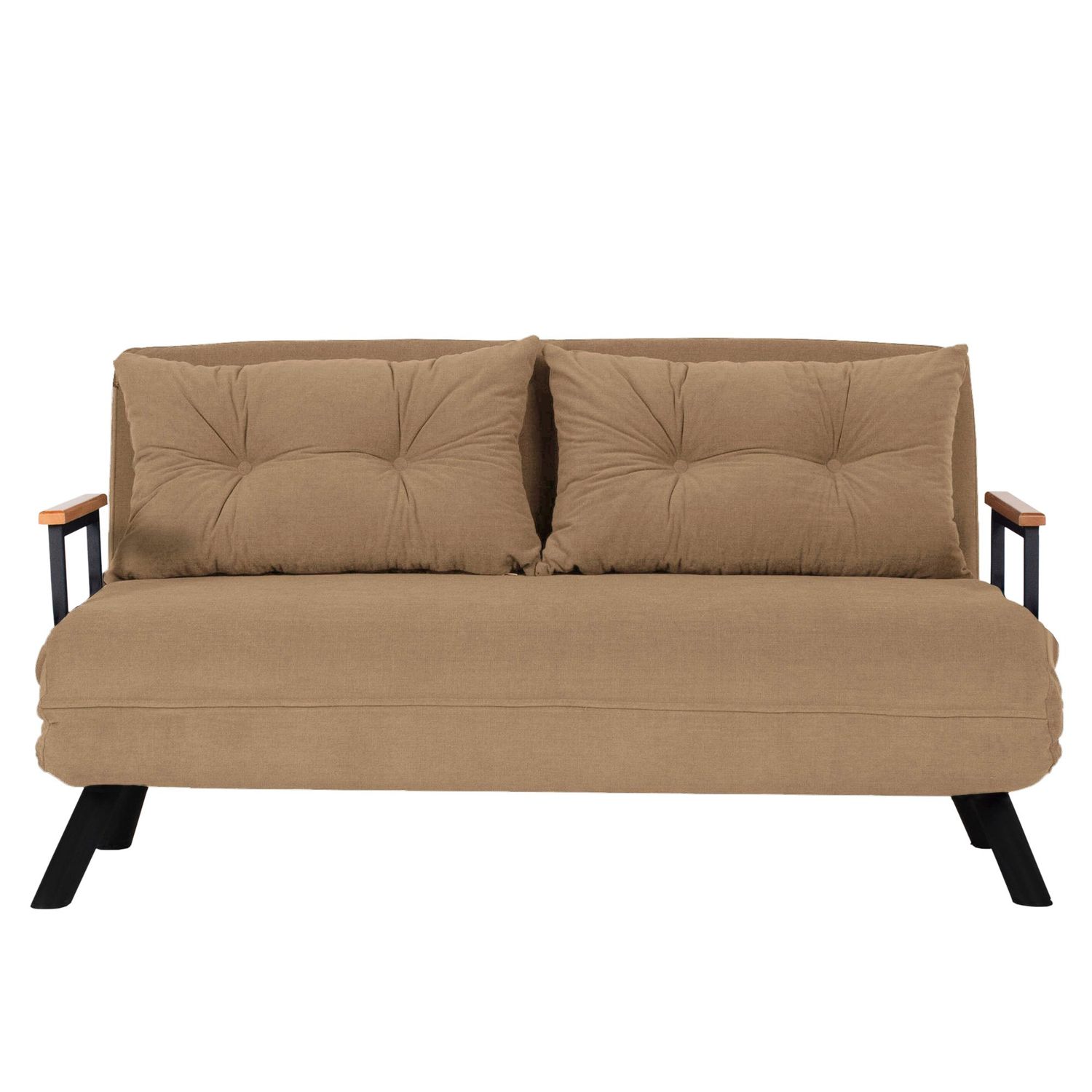 Vuodesohva Linento Furniture Sando, vaaleanruskea, 2-istuttava