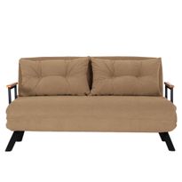 Vuodesohva Linento Furniture Sando, vaaleanruskea, 2-istuttava