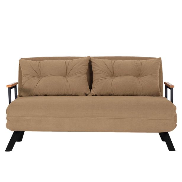 Vuodesohva Linento Furniture Sando, vaaleanruskea, 2-istuttava