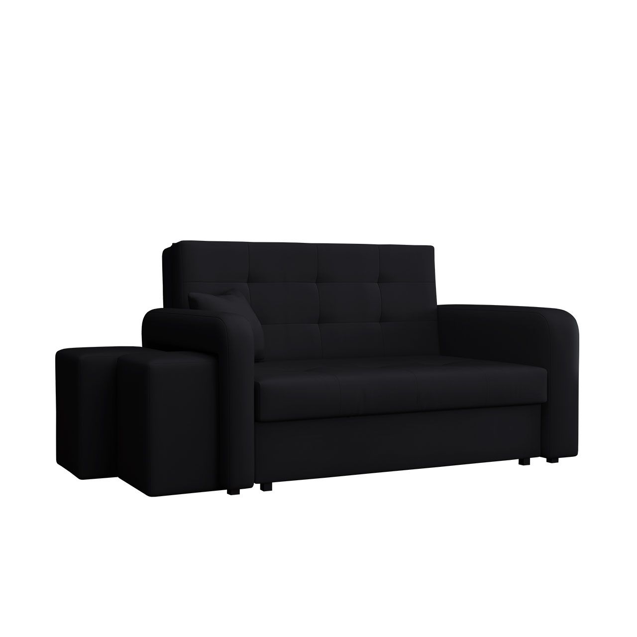 Vuodesohva VIVA HOME II + 2 tyynyä, 2-istuttava, musta (1885)