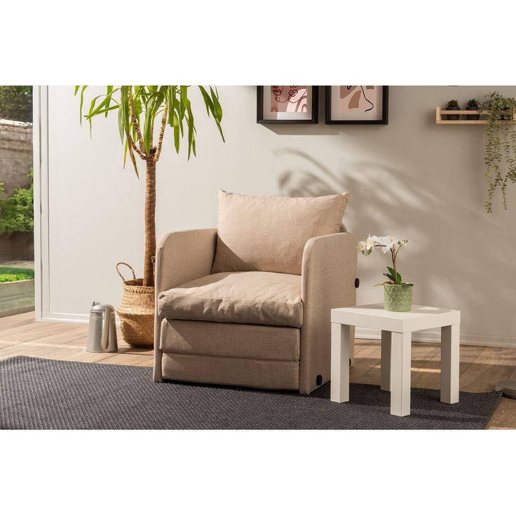 Vuodetuoli Linento Furniture Saga, beige