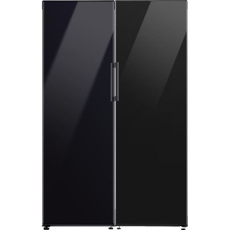 Jääkaappi ja pakastin Samsung Bespoke RR39C76C722EF RZ32B76C622EF, musta 387/323 l,