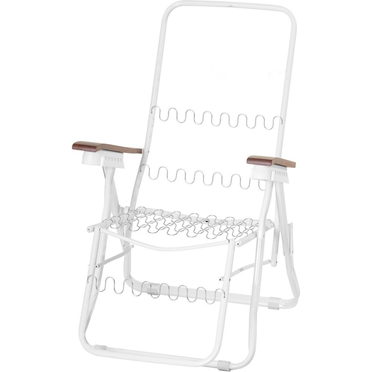 Baden Baden tuolin runko Varax, valkoinen